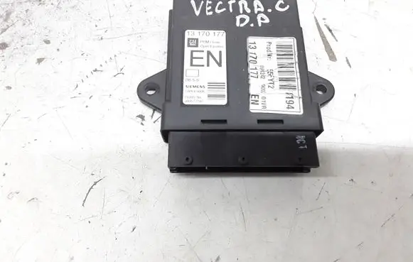 Opel Vectra C Door control unit/module 13170177