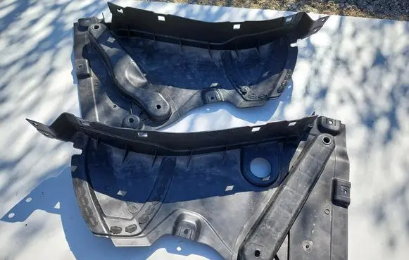 Audi A6 S6 C8 4K Front wheel arch liner splash guards 4K0853888E