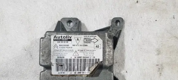 Citroen C5 Airbag control unit/module 9665266080