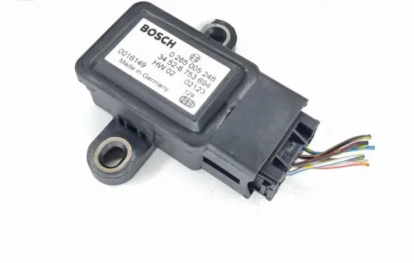 BMW X5 E53 ESP acceleration yaw rate sensor 0265005248 34526753694