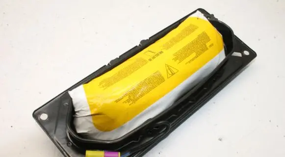 Front door airbag