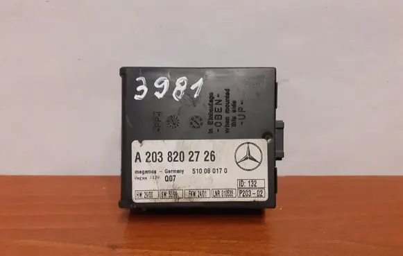 Mercedes-Benz C W203 Alarm control unit/module A2038202726 3981