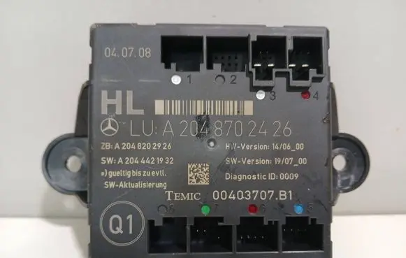 Mercedes-Benz C W204 Door control unit/module A2048702426 A2048202926 A2044421932