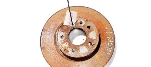 Chevrolet Captiva Front brake disc ventiliuojamas