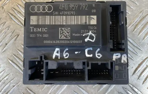 Audi A6 S6 C6 4F Door control unit/module 4F0959792 4F0910793 0033TFK0001