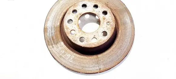 Volkswagen PASSAT B6 Rear brake disc neventiliuojamas