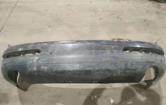 Audi Q7 4L Rear bumper juodas
