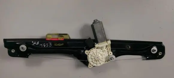 Rear window lifting mechanism without motor
