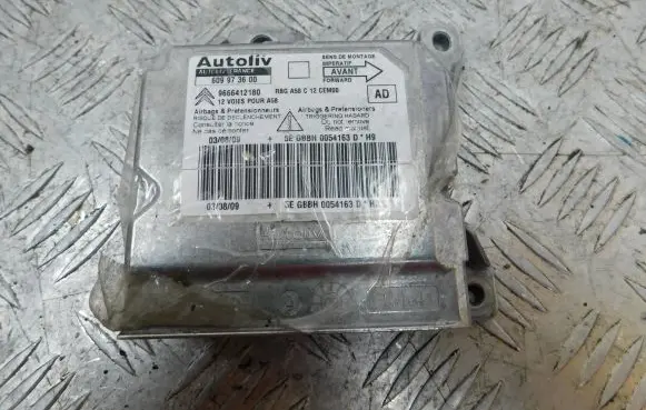 Citroen C3 Picasso Airbag control unit/module 9666412180 609973600