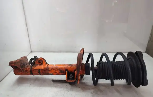 Front shock absorber with coil spring