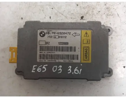 BMW 7 E65 E66 Airbag control unit/module 6920472 12220009