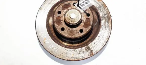 Renault Laguna III Rear brake disc neventiliuojamas