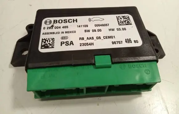 Peugeot 308 Parking PDC control unit/module 9675749680 00649057 0263004465