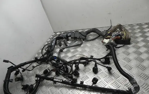 BMW X6 F16 Engine installation wiring loom 7550245 VD18766 DEFEKTAS