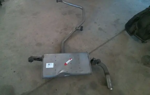 Toyota Prius (XW50) Rear muffler/silencer tail pipe 1743037620