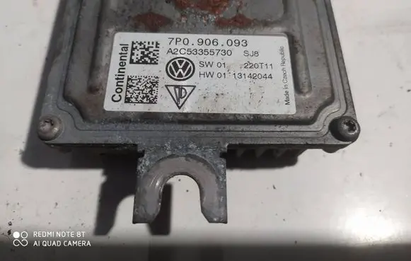 Volkswagen Touareg II Fuel injection pump control unit/module 7P0906093 A2C53355730 13142044