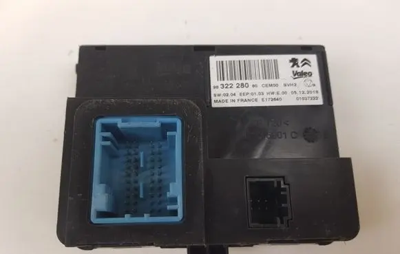 Opel Combo E Air conditioner control unit module 9832228080 01037222