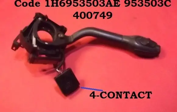 Wiper control stalk