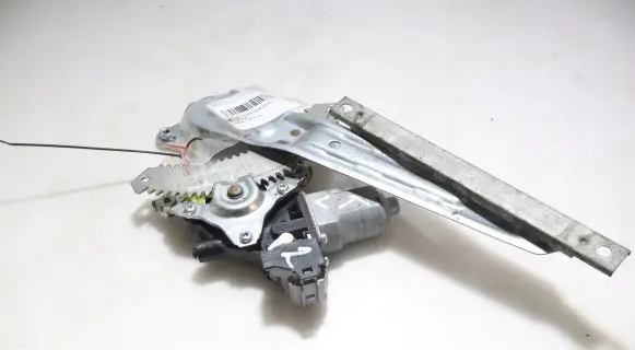 Rear window lifting mechanism without motor