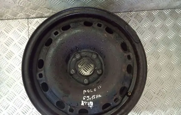 Volkswagen Polo IV 9N3 R15 steel rim 