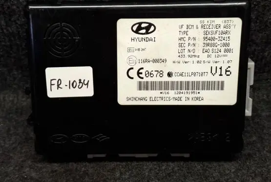 Hyundai i40 Other control units/modules 954003Z415 39R88G1000 95400-3Z415