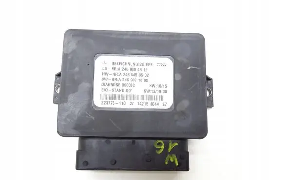 Mercedes-Benz B W246 W242 Hand brake control module A2469004512