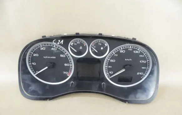 Peugeot 307 Speedometer (instrument cluster) P9636708280 216553004X5 NS00521309