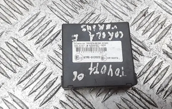 Toyota Corolla Verso E121 Immobilizer control unit/module 897800f020