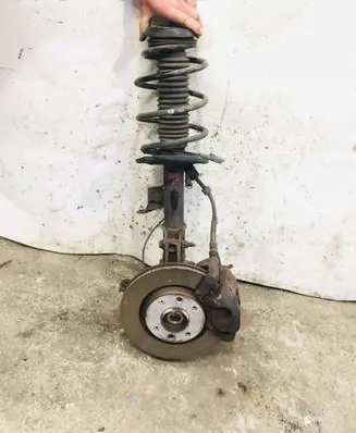 Citroen C4 II Front wheel hub spindle knuckle