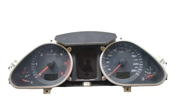 Audi A6 S6 C6 4F Speedometer (instrument cluster) 4F0920900N 4F0910900A