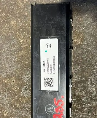 Opel Astra K Air conditioning/heating control unit 13598152
