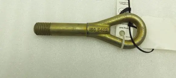 Towing hook eye
