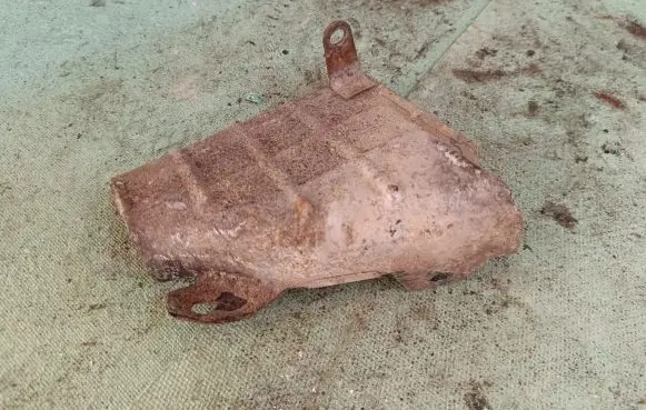 Heat shield in engine bay
