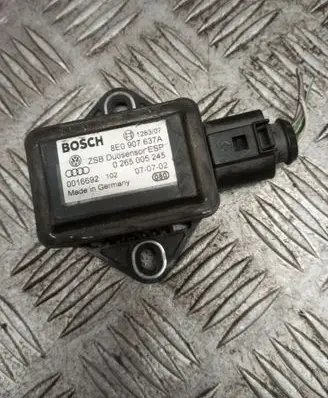 Audi A4 S4 B6 8E 8H ESP acceleration yaw rate sensor 8E0907637A 0265005245 0016692