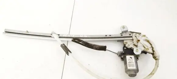 Sliding door window regulator with motor