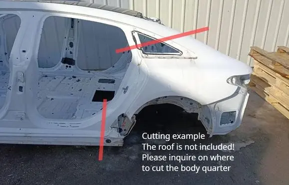 Mercedes-Benz EQS V297 Rear quarter panel 