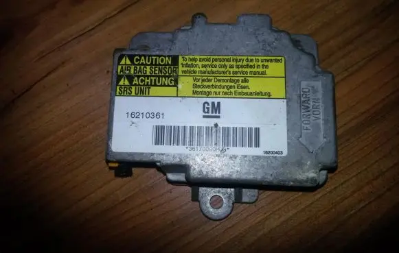 Opel Sintra Airbag control unit/module 16210361