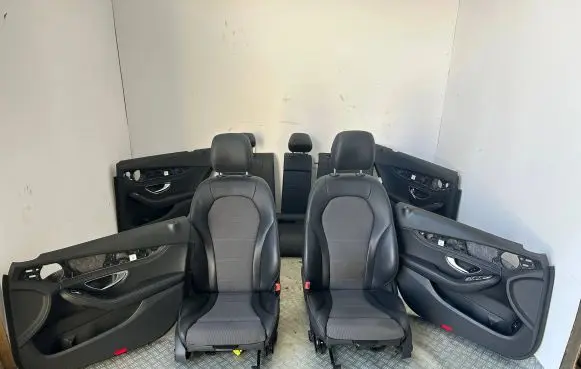 Mercedes-Benz C W205 Seat and door cards trim set 