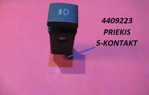 Fog light switch