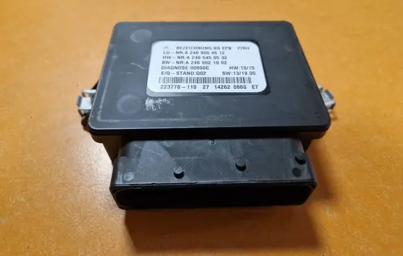 Mercedes-Benz B W246 W242 Hand brake control module A2469004512 A2465450532 A2469021002