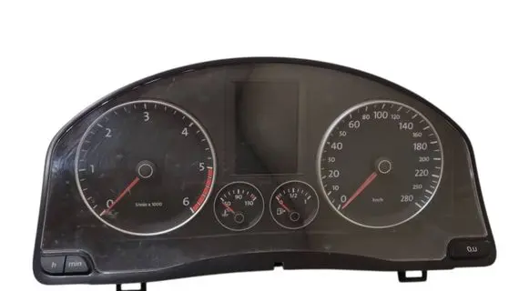 Volkswagen Scirocco Speedometer (instrument cluster) 1K8920870G 1T0035680B