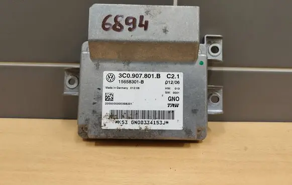 Volkswagen PASSAT B6 Hand brake control module 3C0907801B 15658301B
