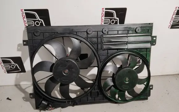 Volkswagen Golf Plus Electric radiator cooling fan 1K0121207BC 1K0121205A