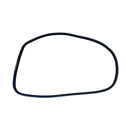 Rubber seal rear door