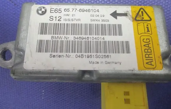 BMW 7 E65 E66 Airbag control unit/module 6946104