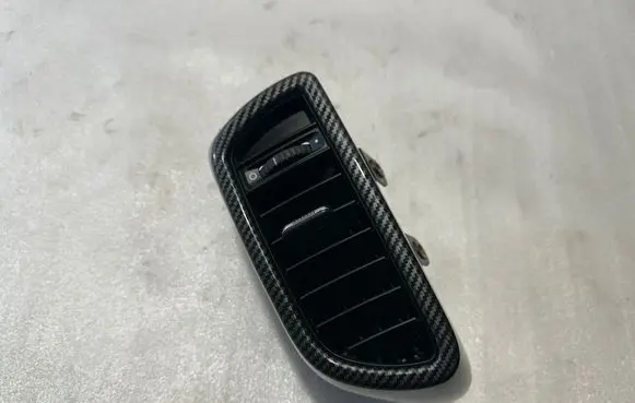 Dashboard side air vent grill/cover trim