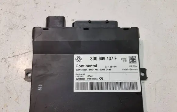 Volkswagen Touareg II Keyless (KESSY) go control unit/module 3D0909137F 5WK48827 5WK48505A
