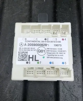 Mercedes-Benz E W213 Door control unit/module A2059000828 A2059010507 A2229023313