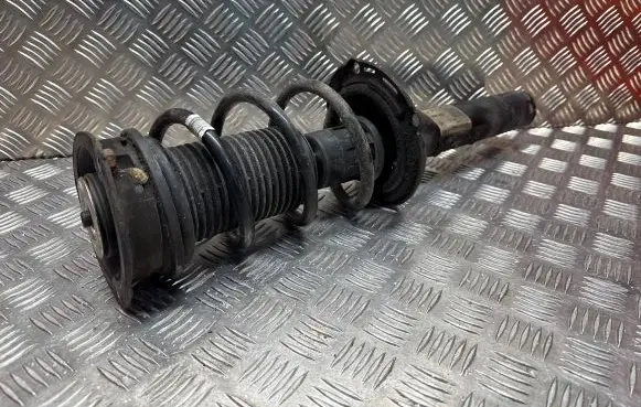 Front shock absorber with coil spring