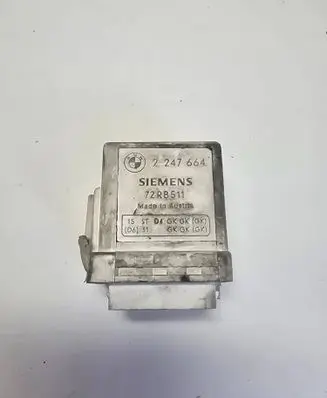BMW 3 E46 Glow plug pre-heat relay 2247664